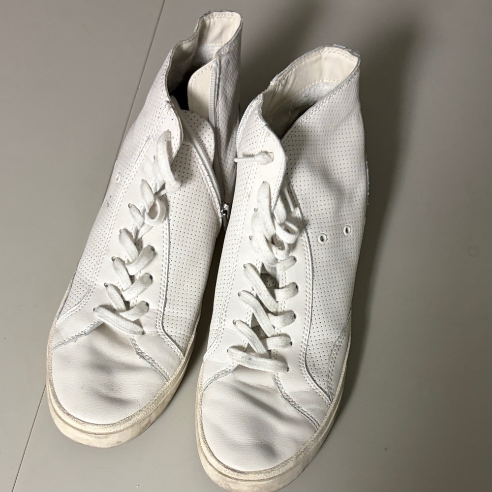 White High-Top Sneakers